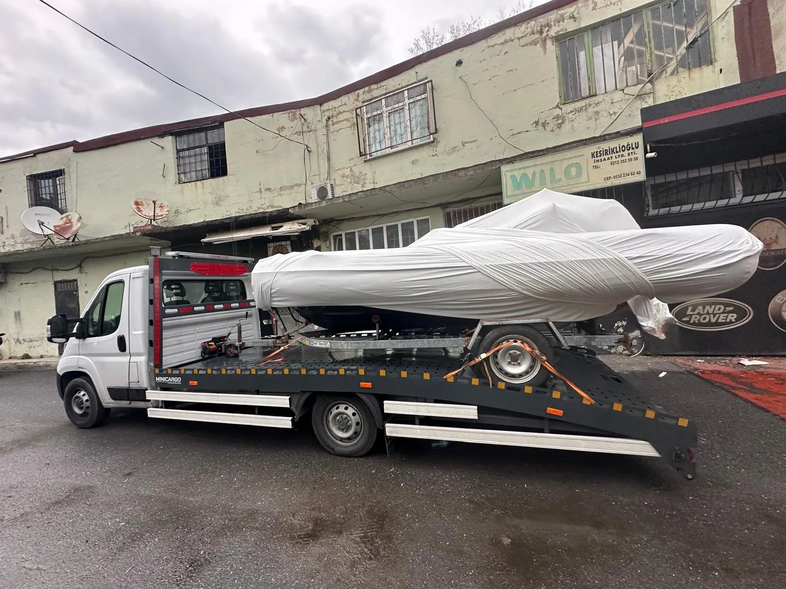 Tekne ve Yat Römork Taşımacılığı